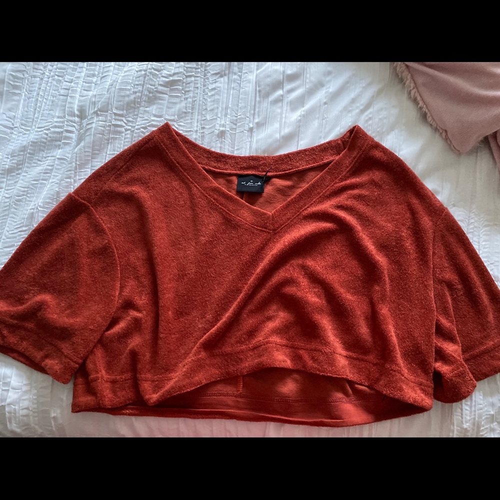 Urban outfitters cropped shirt